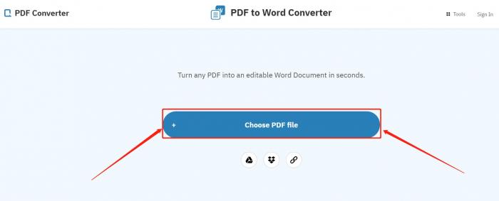 copy PDF to Word_PDF Converter_step 1